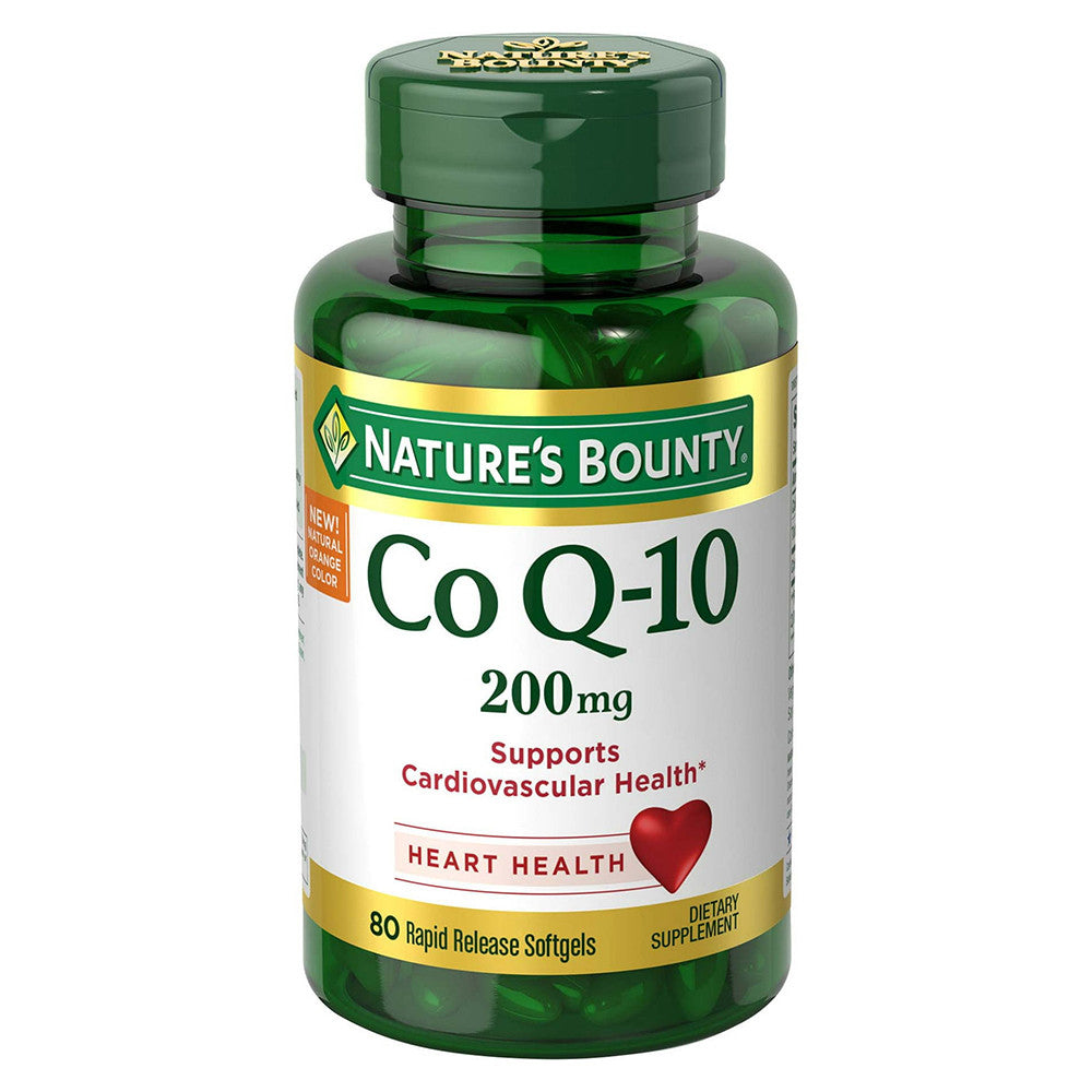 Natures Bounty Co Q-10 200 Mg Softgels, Dietary Supplements, 80 Ea